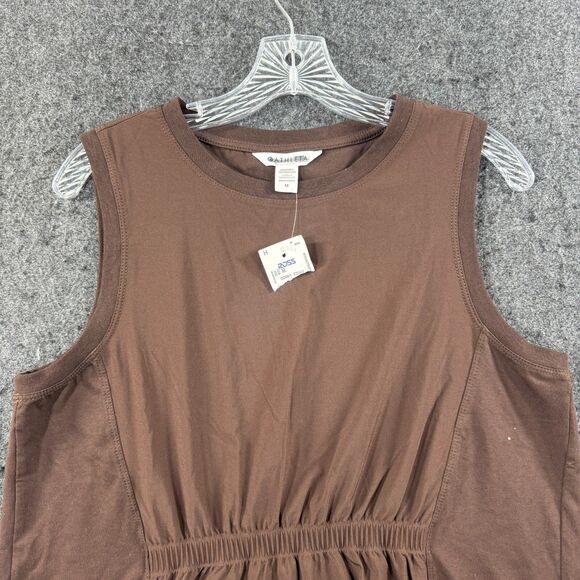 Athleta Tank Top Women's Medium Brown Sleeveless Blouse Lightweight - Picture 2 of 10